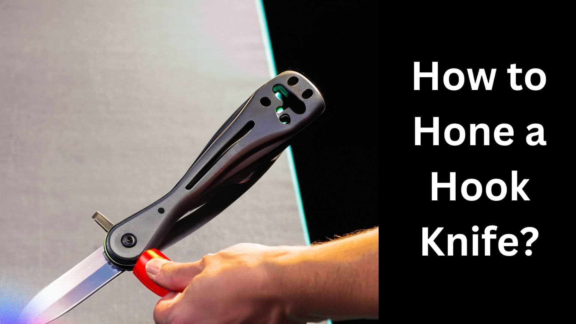 How to Hone a Hook Knife? Pro Knifer